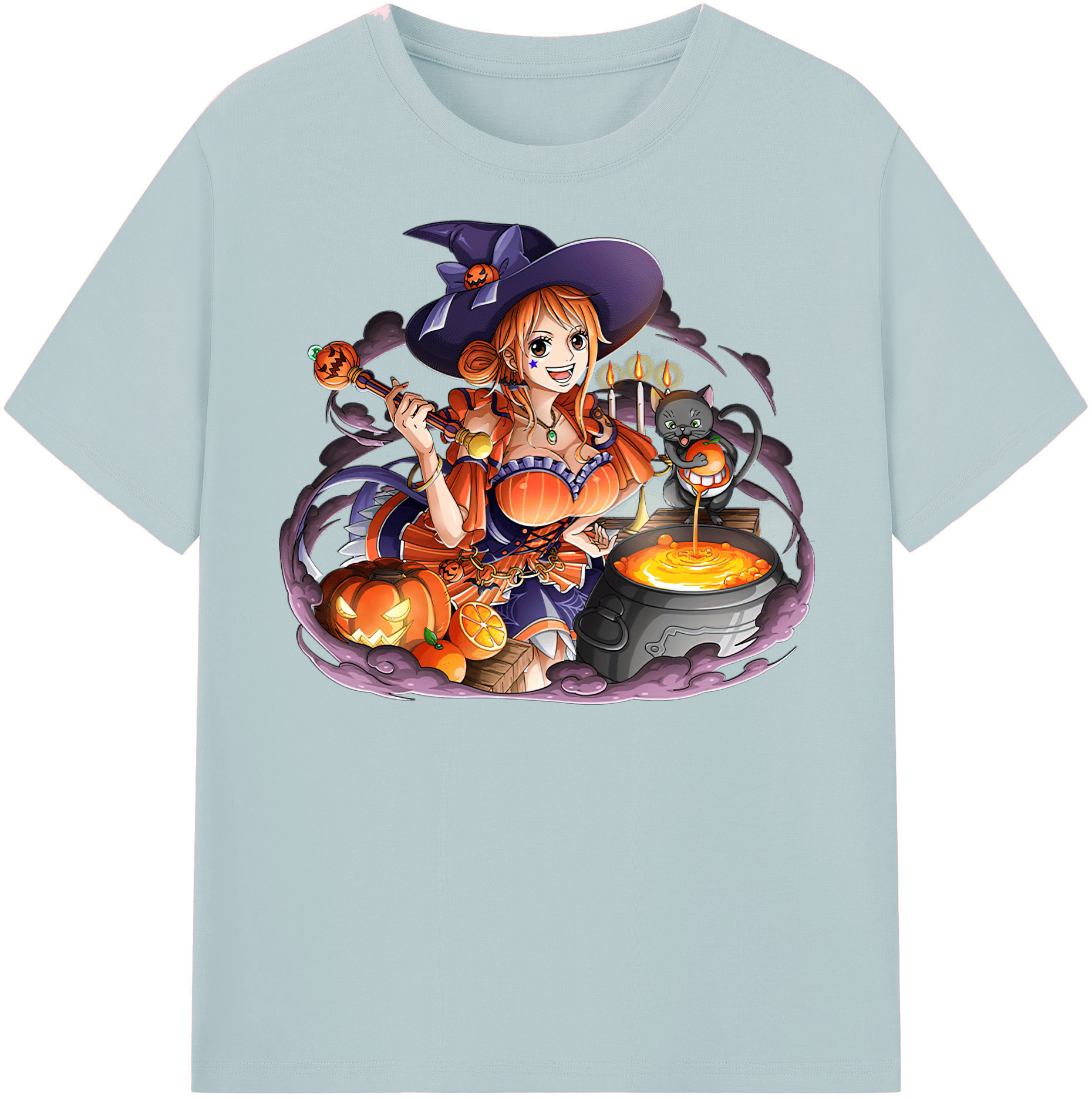 ワンピース ナミ ONE PIECE Nami 綿100％半袖Tシャツ（フロントプリント）